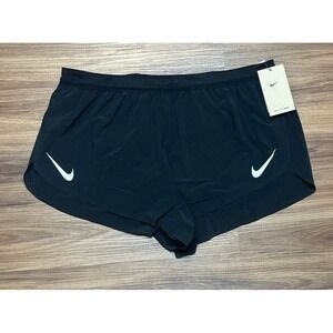 Nike Aeroswift Dri-Fit ADV 2" Running Lined Shorts Men Sz XL Black (FN3349-010)